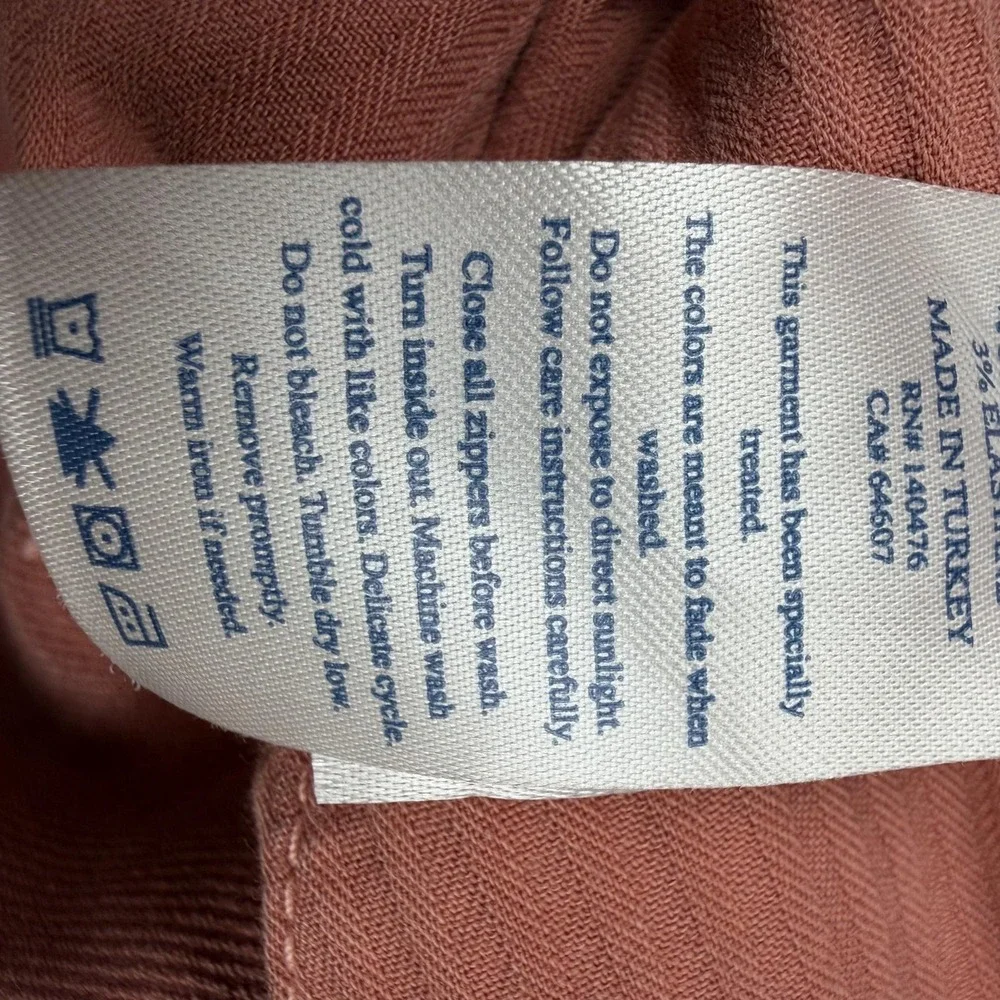 Faherty Shorts Mens 36 Pink Coastline Tailored Chino Stretch Casual Summer